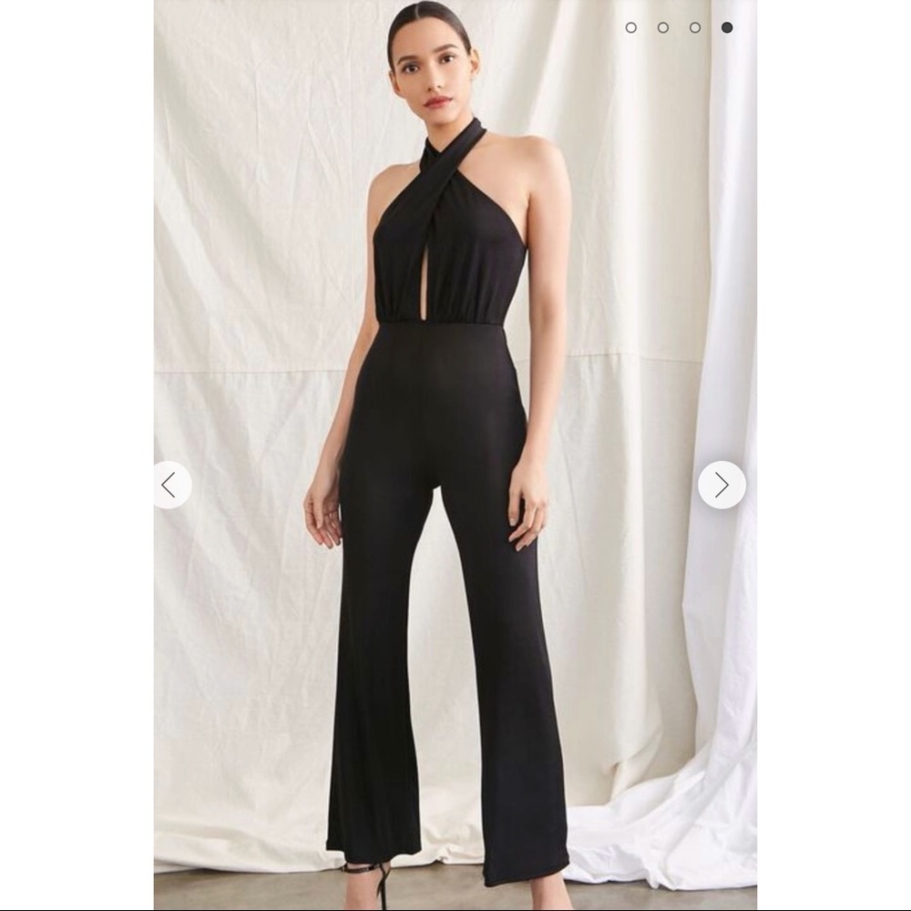 Crisscross Halter Jumpsuit
